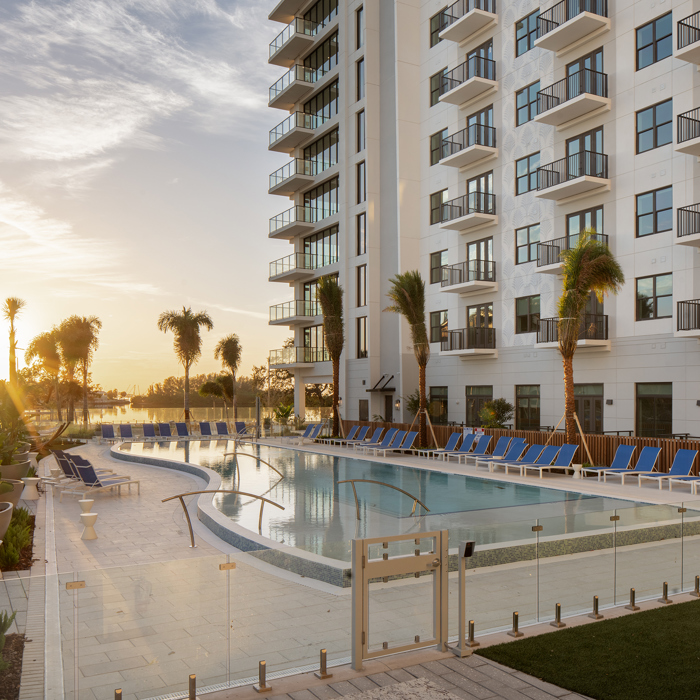 Tampa's Beach Park Apartments NOVEL Beach Park, brand new luxury apartment high rise in Beach Park